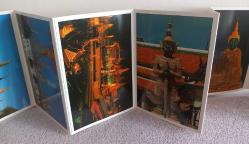 BANGKOK TAYLAND TARİHİ YAPITLAR KARTPOSTAL ALBÜM.  KONDİSYON YÜKSEK KOLEKSİYONLUK NADİR 12 ADET KARTPOSTAL