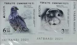 2021 AVRUPA 2021 NESLİ TÜKENMEKTE OLAN ULUSAL YABAN HAYATI MNH