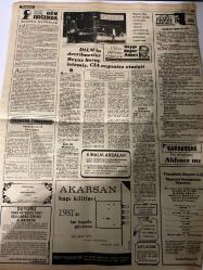 TERCÜMAN GAZETESİ - 6 OCAK 1981 - SADECE 2 SAYFADIR -Kenan Evren-Celal Bayar-Cevdet Sunay-Fahri Korutürk-Selman Erdoğdu-Nazlı Ilıcak-Ahmet Kabaklı-Rauf Tamer-Seyfi Öztürk-William Colby-Delteil-Sedat Sertoğlu  Atatürk yılı törenlerle başladı-Org. Evren Ordunun tarihi görevini gayeye erişinceye kadar sürdüreceğini söyledi-İç ve dış baskılara boyun eğilmeyecek-3 eski Cumhurbaşkanı-Türk Dili ve Edebiyatı Akademisi kanun tasarısı Başbakanlığa sunuldu-TBMM’deki en anlamlı tören-Tasfiyeçiliğin dilimiz üzerindeki tahribatı-Basında kavgalar-Diem’in devrilmesini Beyaz Saray istemiş CIA organize etmişti-CIA’yı patronu anlatıyor Saygıdeğer Adam-Hassas noktalar-Kennedy öldürüldü-3 Sual 3 Cevap-Pirinçin taşı-Yıldızınız ne diyor