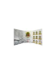 OSMANLI PADİŞAHLAR SERİSİ 1-9 LU BİMETAL HATIRA PARA SETİ PORTFÖYÜNDE-SERTİFİKALI