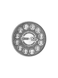 Türkiye Cumhuriyeti'nin 100.YILI Gümüş Okside Hatıra Parası–  SERTİFİKALI