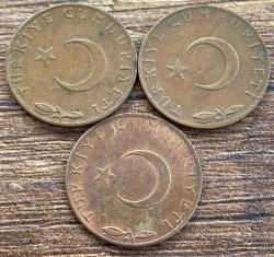 Türkiye 1971/73/74 Yılları 5 Kuruş Takım