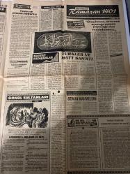 TERCÜMAN GAZETESİ - 4 TEMMUZ 1981 - SADECE 16 SAYFADIR -Ekrem Yigit-Nazlı Ilıcak-Prof Dr Emre Gönensay-Mesut Yılmaz-Alparslan Türkeş-Refah Partisi Lideri Necmettin Erbakan-Bekir Boran-Akif Şildayan-Yaşar Yurettin-Hüseyin Alparslan-Muzaffer Can-Zafar Özen-Osman Arif Bahtiyar-Salçıcı-Borg-McEnroe-Mahmut Bulut-Mursin-Ali Kemal-Kurtçu-Mehmet Turman-Ural Arin-Attila Gökçe-B Mustafa Altay-Vural-İsmail Lütfi Çakan-Mehmet H Subaşı-Tanur-Hammad b Seleme-Hüseyin Özgün-Mehmet Celil Çetin  Üniversitelerimize daha fazla öğrenci alabiliriz-Sonuçlar Ağustosta belli olacak-Anadolu Liseleri ve özel okulların 2 basamak imtihanları yapıldı-Fen Lisesi 2 Basamak İmtihanını kazanan 96 öğrenci belli oldu-Bu yıl cuma günü başlayan Ramazan cuma günü bitecek-Özel sektör tahvil faizleri serbest bırakıldı-Yerinde ve gecikmiş bir adım-Türkiye’deki terör olaylarının arkasında Bulgaristan var-107 Talihlimiz daha belli oldu-Hediye yağmuru ikinci hafta çekilişimizde de büyük talihlilerimize şans getirdi-3 Komünist örg