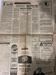 TERCÜMAN GAZETESİ - 4 TEMMUZ 1981 - SADECE 16 SAYFADIR -Ekrem Yigit-Nazlı Ilıcak-Prof Dr Emre Gönensay-Mesut Yılmaz-Alparslan Türkeş-Refah Partisi Lideri Necmettin Erbakan-Bekir Boran-Akif Şildayan-Yaşar Yurettin-Hüseyin Alparslan-Muzaffer Can-Zafar Özen-Osman Arif Bahtiyar-Salçıcı-Borg-McEnroe-Mahmut Bulut-Mursin-Ali Kemal-Kurtçu-Mehmet Turman-Ural Arin-Attila Gökçe-B Mustafa Altay-Vural-İsmail Lütfi Çakan-Mehmet H Subaşı-Tanur-Hammad b Seleme-Hüseyin Özgün-Mehmet Celil Çetin  Üniversitelerimize daha fazla öğrenci alabiliriz-Sonuçlar Ağustosta belli olacak-Anadolu Liseleri ve özel okulların 2 basamak imtihanları yapıldı-Fen Lisesi 2 Basamak İmtihanını kazanan 96 öğrenci belli oldu-Bu yıl cuma günü başlayan Ramazan cuma günü bitecek-Özel sektör tahvil faizleri serbest bırakıldı-Yerinde ve gecikmiş bir adım-Türkiye’deki terör olaylarının arkasında Bulgaristan var-107 Talihlimiz daha belli oldu-Hediye yağmuru ikinci hafta çekilişimizde de büyük talihlilerimize şans getirdi-3 Komünist örg