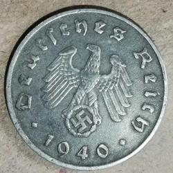 NAZİ ALMANYASI  1940 G    10 PFENNIG