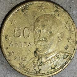 YUNANİSTAN 2002  50 EURO CENT