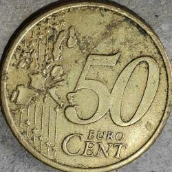 YUNANİSTAN 2002  50 EURO CENT