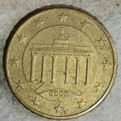 ALMANYA   2002  J   10  EURO CENT