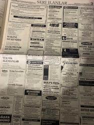 SABAH İSTANBUL ÖZEL SERİ İLAN SARI SAYFALAR DOĞUM GÜNÜ GAZETESİ - 17 MART 1997 -sigorta-garson-mobilya-kuaför-Çocuk bakım-emlakçı-sağlık-tahsilatçı-şoför-temizlik elemanı-tezgahtar-tornacı-kasap-pastane-muhasebe-Beşiktaş-Beykoz-Alibeyköy-Bağcılar-Bakırköy-Gayrettepe-laleli-Levent-Gaziosmanpaşa-Fatih-Beşiktaş-Fındıkzade-Küçükçekmece-Ortaköy-Florya-Fulya- Üsküdar-Göztepe-Bağlarbaşı-Ataşehir-Yalova-Tuzla-Avcılar-Ulus-Merter-Anadoluhisarı-Tarabya-Sefaköy-yakacık-Suadiye-moda-kazasker-Maltepe-Kartal-grey-pakpen-Cemsan Tekstil-uluslararası finans kuruluşu-elit dış ticaret-sunlıght tekstil-Kompen Tekstil-net metal-deren ambalaj-LC Waikiki fetih Tekstil-Hepcanlar Tekstil-teks-saray mağazası-Eda telekom-Marmara telekom-kıroğlu elektronik-sentez haberleşme-İstanbul Elektronik-Gürses-Şamiloğlu Elektronik-Nil ticaret-Yaman Teknomark-Canan Tekstil-Güngör Elektronik- Yılmaz ithalat-Kutlu bilişim-engin makina-master otomotiv