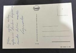 Kurbanlık Koyun koç taşıyan çoban eski kartpostal