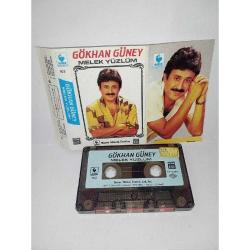 Kaset Gökhan Güney Melek Yüzlüm. orijinal. Dönem Kağıt Baskı. baştan sona dinlendi sorunsuz çalışıyor.