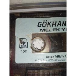Kaset Gökhan Güney Melek Yüzlüm. orijinal. Dönem Kağıt Baskı. baştan sona dinlendi sorunsuz çalışıyor.