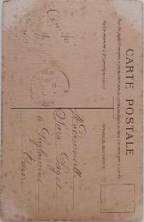 1906 POSTA KARTI POSTADAN GEÇMİŞ FRANSA-PARİS NADİR DAMGALI ORİJİNAL BB4 ÇOK NADİR