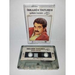 Kaset İbrahim Tatlıses gülüm benim gülümse biraz albümü. Dönem Kağıt Baskı. Bayar Müzik. orijinal koleksiyonluk