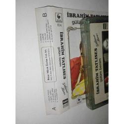 Kaset İbrahim Tatlıses gülüm benim gülümse biraz albümü. Dönem Kağıt Baskı. Bayar Müzik. orijinal koleksiyonluk