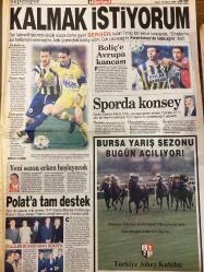 HÜRRİYET GAZETESİ DOĞUM GÜNÜ HEDİYESİ - 13 NİSAN 1999 -TAM TAKIM 40 SAYFADIR -Kahır mektubu-Ayşe Doğan-Demirel-Ertuğrul Özkök-Tansu Çiller-Mehmet Barlas-Kamuran Zeren-Sergen-Boliç-Fikret Ünlü-Adnan Polat-Şifo-Mehmet-Toschack-Feldkamp-Altaylı-Turgay Seren-Atilla Donat-Fatih Terim-Popescu-İlhan Soyler-Ziya Şengül-Korkut Göze-Ramazan-Ünal-Yavuz-Serkan-Bülent-Okan-Yasin-Moshoe-Moldovan-Donev-Zinnur Sarı-Murat Ilgaz-Bülent Tuncay-Korkmaz Yiğit-Hayyam Garipoğlu-Duran Akbulut-Aydoğan Semizer-Mümtaz Soysal  Kahır mektubu-Bir çare bulunsun-Masanın altından tekmeler savurdu-Çiller hırsından kendini tüketti-Demirel’i bordo bereliler korudu-Savaşın 18 aylık kurbanı-KKTC’de sahte diploma skandalı-Kavgaçı kimlik-Babuna için kötü haber-Canlı bombalar yakalandı-Yılmaz’ın kampanyası-Kalmak istiyorum-Boliç’e Avrupa kancası-Sporda konsey-Yeni sezon erken başlayacak-Polat’a tam destek-Bursa yarış sezonu bugün açılıyor-Şifo: Ben bir liderim-Feldkamp: İşini yapmayan yanar-Keyfimizi kaçırma-G.Saraylı uyan!-T