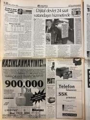 HÜRRİYET GAZETESİ DOĞUM GÜNÜ HEDİYESİ - 13 NİSAN 1999 -TAM TAKIM 40 SAYFADIR -Kahır mektubu-Ayşe Doğan-Demirel-Ertuğrul Özkök-Tansu Çiller-Mehmet Barlas-Kamuran Zeren-Sergen-Boliç-Fikret Ünlü-Adnan Polat-Şifo-Mehmet-Toschack-Feldkamp-Altaylı-Turgay Seren-Atilla Donat-Fatih Terim-Popescu-İlhan Soyler-Ziya Şengül-Korkut Göze-Ramazan-Ünal-Yavuz-Serkan-Bülent-Okan-Yasin-Moshoe-Moldovan-Donev-Zinnur Sarı-Murat Ilgaz-Bülent Tuncay-Korkmaz Yiğit-Hayyam Garipoğlu-Duran Akbulut-Aydoğan Semizer-Mümtaz Soysal  Kahır mektubu-Bir çare bulunsun-Masanın altından tekmeler savurdu-Çiller hırsından kendini tüketti-Demirel’i bordo bereliler korudu-Savaşın 18 aylık kurbanı-KKTC’de sahte diploma skandalı-Kavgaçı kimlik-Babuna için kötü haber-Canlı bombalar yakalandı-Yılmaz’ın kampanyası-Kalmak istiyorum-Boliç’e Avrupa kancası-Sporda konsey-Yeni sezon erken başlayacak-Polat’a tam destek-Bursa yarış sezonu bugün açılıyor-Şifo: Ben bir liderim-Feldkamp: İşini yapmayan yanar-Keyfimizi kaçırma-G.Saraylı uyan!-T