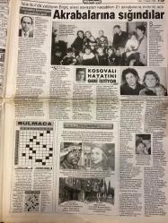 HÜRRİYET GAZETESİ DOĞUM GÜNÜ HEDİYESİ - 13 NİSAN 1999 -TAM TAKIM 40 SAYFADIR -Kahır mektubu-Ayşe Doğan-Demirel-Ertuğrul Özkök-Tansu Çiller-Mehmet Barlas-Kamuran Zeren-Sergen-Boliç-Fikret Ünlü-Adnan Polat-Şifo-Mehmet-Toschack-Feldkamp-Altaylı-Turgay Seren-Atilla Donat-Fatih Terim-Popescu-İlhan Soyler-Ziya Şengül-Korkut Göze-Ramazan-Ünal-Yavuz-Serkan-Bülent-Okan-Yasin-Moshoe-Moldovan-Donev-Zinnur Sarı-Murat Ilgaz-Bülent Tuncay-Korkmaz Yiğit-Hayyam Garipoğlu-Duran Akbulut-Aydoğan Semizer-Mümtaz Soysal  Kahır mektubu-Bir çare bulunsun-Masanın altından tekmeler savurdu-Çiller hırsından kendini tüketti-Demirel’i bordo bereliler korudu-Savaşın 18 aylık kurbanı-KKTC’de sahte diploma skandalı-Kavgaçı kimlik-Babuna için kötü haber-Canlı bombalar yakalandı-Yılmaz’ın kampanyası-Kalmak istiyorum-Boliç’e Avrupa kancası-Sporda konsey-Yeni sezon erken başlayacak-Polat’a tam destek-Bursa yarış sezonu bugün açılıyor-Şifo: Ben bir liderim-Feldkamp: İşini yapmayan yanar-Keyfimizi kaçırma-G.Saraylı uyan!-T