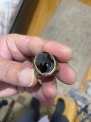 Gümüş ve bronz yüzük