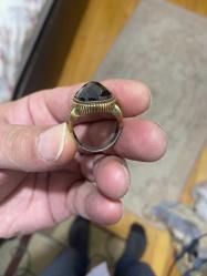 Gümüş ve bronz yüzük