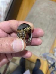 Gümüş ve bronz yüzük