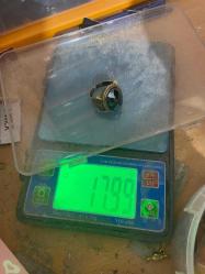 Gümüş ve bronz yüzük