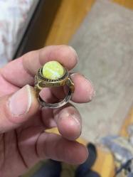 Gümüş ve bronz yüzük