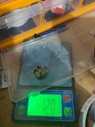 Gümüş ve bronz yüzük