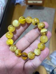 Orjinal rus damla kehribar bileklik