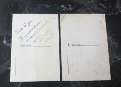 2 ADET YENİ YIL TEMALI KARTPOSTAL KONDİSYON YÜKSEK KOLEKSİYONLUK NADİR