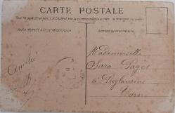 1906 POSTA KARTI FRANSA-PARİS NADİR DAMGALI POSTADAN GEÇMİŞ ORİJİNAL BB4 ÇOK NADİR