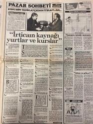 HÜRRİYET GAZETESİ DOĞUM GÜNÜ HEDİYESİ - 25 OCAK 1987 -TAM TAKIM 24 SAYFADIR -Erbakan-Emin Çölaşan-Oktay Ekşi-Ertuğrul Özkök-Remzi Öğretmen-Arzu-Mesut Yılmaz-Turgut Özal-Hasbi Ağa-Milutinovic-Lobanovski-Derwall-Mehmet Güner-Süleyman Demirel-Hasan Mutlucan-Metin Çorabatır-M. Turgut Özal-Faruk Bildirici-Hayate Hanım-Nihat Alkane-Ethel Fis-Albert Fis-Mirel-Fuat Sağer-Kulu Atalay-Yavuz Gökmen-İbrahim Altan-Arzu Çolak-Hasan Çolak  İrticanın başı Erbakan-PKK çocukları taradı-Karda yağmur lu tatil-Kocam suçsuz Arzu kocama aşıkmış-Zirve öncesi sabotaj-SHP anayasaya hazırlanıyor-24 Ocak’ın yıldönümü-Kulüp değil milli takım-Kısa vadede çok şey yapılamaz-Bakırköy alkışlandı-Trabzon G. Saray-Süper Lig’e okey çıktı-Batı basını ve Türkiye-Naim olayı-Rakımsal bir gerçek-Türkiye’de Kemalist demokrasi-İstanbul’da özel bir mekan-Gece eğitimi bir yıl kısalıyor-Gündüz hastanesi-Camur tuzağı-Şeyh’in villası-Arzu türü ölüm-İntihar salgını-Bulgar Haçlı savaşı açtı