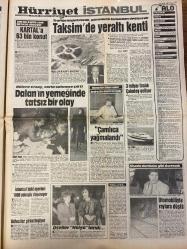 HÜRRİYET GAZETESİ DOĞUM GÜNÜ HEDİYESİ - 25 OCAK 1987 -TAM TAKIM 24 SAYFADIR -Erbakan-Emin Çölaşan-Oktay Ekşi-Ertuğrul Özkök-Remzi Öğretmen-Arzu-Mesut Yılmaz-Turgut Özal-Hasbi Ağa-Milutinovic-Lobanovski-Derwall-Mehmet Güner-Süleyman Demirel-Hasan Mutlucan-Metin Çorabatır-M. Turgut Özal-Faruk Bildirici-Hayate Hanım-Nihat Alkane-Ethel Fis-Albert Fis-Mirel-Fuat Sağer-Kulu Atalay-Yavuz Gökmen-İbrahim Altan-Arzu Çolak-Hasan Çolak  İrticanın başı Erbakan-PKK çocukları taradı-Karda yağmur lu tatil-Kocam suçsuz Arzu kocama aşıkmış-Zirve öncesi sabotaj-SHP anayasaya hazırlanıyor-24 Ocak’ın yıldönümü-Kulüp değil milli takım-Kısa vadede çok şey yapılamaz-Bakırköy alkışlandı-Trabzon G. Saray-Süper Lig’e okey çıktı-Batı basını ve Türkiye-Naim olayı-Rakımsal bir gerçek-Türkiye’de Kemalist demokrasi-İstanbul’da özel bir mekan-Gece eğitimi bir yıl kısalıyor-Gündüz hastanesi-Camur tuzağı-Şeyh’in villası-Arzu türü ölüm-İntihar salgını-Bulgar Haçlı savaşı açtı