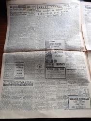 Cumhuriyet Gazetesi - 16 Temmuz 1956 - Dost Pakistan Devlet Reisi İskender Mirza Hararetle Karşılandı fotoğraf - Büyük Millet Meclisi Bugün  Yaz Tatiline Başlıyor - Nixon Başkan Eisenhower'e İzahat Verdi - 6. Kore Tugayımız Dönüyor - Işık Lisesinde Dün Sabah Yangın Çıktı fotoğraf - Rüyam Kotrasının Sahibi Haşim Mardini Yarışı Anlatıyor - Define Arayıcıları Çoğalıyor - Trenlerde Telefon - Karanlıkta Sesler Yazan Perihan Zorlu Yazı Dizisi - Mustafa Kemal Rus Heyeti İle Havzada Ne Konuştu - Karamürsel Araba Vapurunun Tecrübeleri - İsviçre'de Başaşağı Otel İnşa Edildi - İzmir Fuarı Hazırlıkları - Stalin'in Gizli Cinayetleri - Emekli Orgeneral Cemil Cahid Toydemir'in Cenazesi Kaldırıldı - Boston Senfoni Orkestrası Avrupa'da Turneye Çıkıyor - Karacaoğlan Yazan Yaşar Kemal Resimleyen Münif Fehim Yazı Dizisi - Sarışın Bomba Marilyn Monroe Lady Macbeht'i Oynamak İstiyor fotoğraf - Atletizmde Erkeklerde Beşiktaş Kızlarda Kurtuluş Birinci Oldu - 11. Enternasyonal İstanbul Tenis Turnuvası