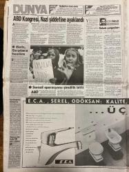 HÜRRİYET GAZETESİ DOĞUM GÜNÜ HEDİYESİ - 19 HAZİRAN 1993 -TAM TAKIM 34 SAYFADIR -Haydar Aliyev-Elçibey-Ertuğrul Özkök-Çetin-Nahçivan-Demirel-Mehmet Güner-Davut Aktaş-Hüseyin Yayla-Oktay Ekşi-Nuriye Akman-Adnan Sezgin-Kubilay-Jakomozi-Temel Özalak-Karahasan-Manassero-Milne-Gullit-Piontek-Feldkamp-Pingel-Ottosson-Erden-Adnan Sungur-Özal-Süleyman Demirel-Mümtaz Soysal-Yavuz Gökmen-Fidel Castro-Hikmet Ütül-Turgut Buzgan  Aliyev darbesi-İşte linç gecesi-Boyabat’ta soru işaretleri-Katil biziz yerin tuvalette bulundu-Otomobiller yakıldı-Pazartesileri saldırıyor-Savaş alanı gibi-Lincin doğum yeri ABD-Çetin: İsyanın hedefi Elçibey-Kubilay G.Saray yolunda-Tercihim G.Saray-Beşiktaş’a Manassero-İlieve F.Bahçe’de-Dazlak düşmanı-Piontek usulü-Yabancı antrenör modası-Hamdi işi tamam-Cason fırtınası-Erden 103 takıma bedel-Özal’ın aradığı kadın DYP’de ortaya çıktı-Adaylar ve mesajlar-Özalcılığın partileri-Castro’nun genç kadroları Yummie’ler-Pepsi itirafa savaş açtı-Dünyanın bilgisayar oyunlu tek televi