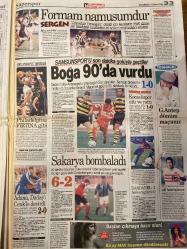 HÜRRİYET GAZETESİ DOĞUM GÜNÜ HEDİYESİ - 8 ŞUBAT 1999 -TAM TAKIM 38 SAYFADIR -Kral Hüseyin-Kaddafi-Baykal-Kutan-Zsa Zsa Gabor-Ertuğrul Özkök-Ahmet Kaya-Fatih Terim-Hagi-Turgay Şeren-İlhan Soyler-Bayram Aydın-Halit Özkan-Sergen-Hakem Zaman-Toshack-Tayyar Safi-Oral Atlı-Ecevit-Sayın Gazeteci Nurettin Kurt-Nazlı Altınyar-Uğur Yazar-Nuran Çakmakcı  Ortadoğu ağlıyor-PKK başladığı yerde bitiyor-Majesteleri unvanı gitti-Yeni kral Türk dostu-Türkiye Ürdün gizli ortaklığı-Balayından dönüş-Zsa Zsa Gabor beni 3-5 ay eve kapattı-Osmanlı daveti-Apo Simitis’i bayılttı-Hagi’nin doğum günü partisi-Aslan coştu bir kere-Terim Tugay’ı kızağa oturttu-Formam namusumdur-Boğa 90’da vurdu-Sakarya bombaladı-Adana Dadaş’ı Cenk’le devirdi-Jaguar partisi lideri oldu-Halis Ağa ve genç eşi balayından döndü-Fırtına Kayseri’de minare yıktı-Denizli’de çığ 1 kişi kayıp-Bulgarlar geç vize Edirne’yi vuruyor-İstanbul öğrenci cumhuriyeti-3 haftalık tatil de bitti-Tarikat okuluna Uluğbay darbesi
