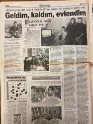 HÜRRİYET GAZETESİ DOĞUM GÜNÜ HEDİYESİ - 8 ŞUBAT 1999 -TAM TAKIM 38 SAYFADIR -Kral Hüseyin-Kaddafi-Baykal-Kutan-Zsa Zsa Gabor-Ertuğrul Özkök-Ahmet Kaya-Fatih Terim-Hagi-Turgay Şeren-İlhan Soyler-Bayram Aydın-Halit Özkan-Sergen-Hakem Zaman-Toshack-Tayyar Safi-Oral Atlı-Ecevit-Sayın Gazeteci Nurettin Kurt-Nazlı Altınyar-Uğur Yazar-Nuran Çakmakcı  Ortadoğu ağlıyor-PKK başladığı yerde bitiyor-Majesteleri unvanı gitti-Yeni kral Türk dostu-Türkiye Ürdün gizli ortaklığı-Balayından dönüş-Zsa Zsa Gabor beni 3-5 ay eve kapattı-Osmanlı daveti-Apo Simitis’i bayılttı-Hagi’nin doğum günü partisi-Aslan coştu bir kere-Terim Tugay’ı kızağa oturttu-Formam namusumdur-Boğa 90’da vurdu-Sakarya bombaladı-Adana Dadaş’ı Cenk’le devirdi-Jaguar partisi lideri oldu-Halis Ağa ve genç eşi balayından döndü-Fırtına Kayseri’de minare yıktı-Denizli’de çığ 1 kişi kayıp-Bulgarlar geç vize Edirne’yi vuruyor-İstanbul öğrenci cumhuriyeti-3 haftalık tatil de bitti-Tarikat okuluna Uluğbay darbesi