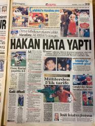 HÜRRİYET GAZETESİ DOĞUM GÜNÜ HEDİYESİ - 11 ŞUBAT 1999 -TAM TAKIM 40 SAYFADIR -Tansu Çiller-Hikmet Çetinkaya-Ertuğrul Özkök-Oktay Ekşi-Mürüvvet İnce-Hakan Alpkaya-İlhan Soyler-Maradona-İlyas Namıoğlu-İsmail Er-Balic-Bayram Tutumlu-Aziz Yıldırım-Sadi Kemal Yaşar-Metin Diyadin-Cornelia-Schneeweiss-Uğur Bültel-Selval Sınmaz-Çiğdem Çelik-Tanzer Özcan-Melike Çelik-Metin İyigün-Nail Çalışkan-Mithittin Güner-Vedat Keçecioğlu-Ahmet Kaya-Emre Kongar-Ali Haydar Veziroğlu  Yılın yalakası sabıkalı çıktı-Gaydalı cenaze-Ankara’da Irak krizi-Demirel tartışma yarattı-Çapıngık genetik son-Uğursuz kurşun-Türkiye’de kim ne kazanıyor-İşte aylık maaşlar-Çarkıfelek’te sürpriz gece-Hakan hata yaptı-Çarkıfelek’te Maradona şovu-Millilerden 5’lik tarife-Başkan’ın dediği olur-Bolic’in pota şovu-Trabzon tek vücut-Doğum gününü kocasının kafasını keserek kutlamış-4 gencin acısı yürekleri yaktı-Gazeteci Fıstıkçı toprağa verildi-Polis kurşununa isyan-İhale komisyonuna hapis uygulaması-Bora’yı vurduran uçmak yakalandı-
