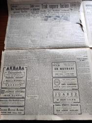 Cumhuriyet Gazetesi - 20 İkincikanun (Ocak) 1944 - küçük Avrupa milletlerine biraz ümit yazan Nadir Nadi Başmakale - Trak vapuru faciası - Bandırma açıklarında kayalara çarpan geminin mürettebatından 24 kişi kurtuldu 26 sı kayıp fotoğraf - vapur kazasından kurtarılanlar İstanbul'da fotoğraflar - yaralılardan facia esnasında dümende olan Ahmet Deniz fotoğraf - şark cephesinde Sovyetler şimal'de üç şehri geri aldılar - İstanbul'un tahliyesi için verilmiş karar yoktur - 90 gün zarfında Göbbels'in ikinci cephe için yazdığı yeni makale - Cemal Nadir Karikatür - müttefikler arasında çıkan iki Hadise - Roosevelt Eden ve Hull'ın beyanatı yapılan görüşmeler - şehir dram tiyatrosunda Yaprak Dökümü komedi kısmında mum söndü - er meydanı filmi İpek sinemasında - ilk Aşkın acıları filmi Kadıköy Süreyya sinemasında - Devletler hukuku Türk Enstitüsü Dün açılış töreni yapıldı ve derslere başlandı - bir bombardıman gecesi Berlin -  Aşkın doğuşu yazan Peride Celal Yazı Dizisi - Ressam Salih Erimez sergi