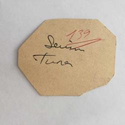 TÜRK SANAT MÜZİĞİ SANATÇISI SEVİM TUNA'NIN ORİJİNAL MİNİ BOY FOTOĞRAFI - 7 x 5 cm  EBADINDA