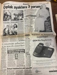 HÜRRİYET GAZETESİ DOĞUM GÜNÜ HEDİYESİ - 21 TEMMUZ 1999 -TAM TAKIM 48 SAYFADIR -Papandreu-Makarios-Ecevit-Ertuğrul Özkök-Oktay Ekşi-Hikmet Uluğbay-Turgut Tüfekçi-Tankut Dinç-Briegel-Kalli-Tsymbalar-Ahmet-Akagüloğlu-Naim Süleymanoğlu-Savaş Ağaoğlu-Bülent Tüfenkci-Pavarotti-Feldkamp-Şansal Sarıalioğlu-Vedat Okyar-Hakkı Yalçın-Şenes Erzik-Antay Kayaoğlu-Metin Seval-Mehmet Aydın-İsmail Er-Cansel Çiçekçi-Merve Kavakçı-Prof. Beyaz-Senol Çakır-Hülya Başaran-Muammer M. Başaran-Zehra Başaran-Melek Başaran-Ekrem Başaran  Tarihi İtiraf-4 Trilyonu Yakmak-Çözümden Sorun Yaratmak-Schröder 5 Türk İşadamıyla Buluşuyor-Yılmaz’dan Yanlış ve Haksız Eleştiri-Cezavelerinde Aşırı Son-Yunan Türk Kardeşliği-Ecevit İsteseydik Tüm Adayı Alırdık-Dünyanın Gözü Türkiye’de-9 Bankamız Dünya Devleri Arasına Girdi-Briegel’e Güvenin-Sezon Sonuna Kadar Kalli-Tsymbalar ile Ön Sözleşme-Kocaeli Ahmeti Vermiyor-Sellami’ye Yeşil Işık-Abaciev İşbaşında-İnönü’de Sessiz Gala-Küfürler Alpay’ı Yıktı-Çıplak Ayaklara 3 Yorum-Güzelle