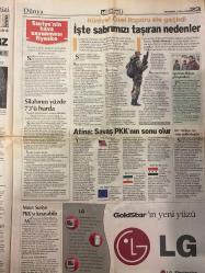 HÜRRİYET GAZETESİ DOĞUM GÜNÜ HEDİYESİ - 8 EKİM 1998 -TAM TAKIM 46 SAYFADIR -Nesim Malki-Çakıcı-Hafız Esad-Mübarek-Süleyman Demirel-Ertuğrul Özkök-Oktay Ekşi-Mustafa Denizli-Tugay-Mustafa Doğan-Bierhoff-Toshack-Turgay Rasit-Joachim Löw-Tugrul Şener-İlhan Söyler-Niran Ünsal-Murat Göğebakan-Muazzez Abacı-Mehmet Esen-Mehmet Ali Erbil-Enis Berberoğlu-Zekeriya Temizel-Korkmaz Kökor-Nazan Özenç-Baki Çol-Hülya Avşar-Gülden Aydın-Sibel Erarslan-Kezban Hatemi-Filiz Koçali-Haldun Sevel  Malki Bombası-Bantlar Aydınlattı-Sam’a 45 Gün Süre-Meclis’te Özlenen Tablo-Buyurun Sayın Başkan-Dünyaya Anlatılacak-Demirel Bıçak Kemiğe Dayandı-Silahın Yüzde 73’ü Hurda-İlginç Bir Değişiklik-Geri Sayım Başladı-Bize Biraz İnsaflı Davranın-Bierhoff İddialı-İşime Karışamazlar-Dadaş Alarmı-Löw’den Cuma Maçına İsyan-Alacakaranlık-Kasaba-Atlara Fısıldayan Adam-Kirli Yarış-Armageddon-Maviya-Murat Göğebakan Konseri-Bırakılmayan Azizlükler-Bak Şu Konuşana Çılgın Gösteri-Temizel Karapara EFT ile Dünyayı Dolaşıyor-Rüşveti Ö