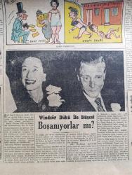 Cumhuriyet Pazar Gazetesi - 12 Ağustos 1951 - Yedi Dakika Yazan Doğan Nadi - renkli karikatür Aşkın tarihçesi - İstanbul'un müstakil adayı Niyazi Eryılmaz ile konuşma yazan Necdet Evliyagil - Windsor Dükü ile Düşesi boşanıyorlar mı fotoğraf - boş vaktinizi hoş geçirmek için - hikaye mahsun günahkar yazan Cronin - Puro Tuvalet sabunu - güneşte leke olmasa dünya rahata kavuşacak - Moskova'ya davet 6 yazan Leh milli Demokrat Partisi liderlerinden Z. Stypulkovski - bir kedi köpek doğurdu - Lady Godiva'nın kahramanlığı - İşin şaka tarafı köşesi - manalı bakış kraliçesi Villi Palmer Fotoğrafı - Pier Angeli meşhur İngiliz artisti Stewart Granger ile son filminde fotoğraf - Sezer Sezin'le Kenan Artun Tahirle Zühre filminde fotoğraf - Sezer Sezinle Erman Kardeşler arasında ihtilaf çıktı - hollywood'dan ne haber - İster inan ister inanma çizen Ripley - paris'teki ağaç lokantalar - 40 kilo ağırlığında bir patates - imparatoriçe Marie Louise - K.B.K kumaş mağazası - Ağustosta yapılacak işler