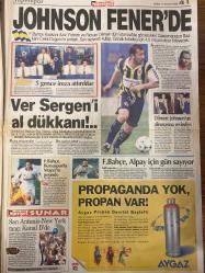 HÜRRİYET GAZETESİ DOĞUM GÜNÜ HEDİYESİ - 18 HAZİRAN 1999 -TAM TAKIM 42 SAYFADIR -Demirel-Oktay Ekşi-Ecevit-Ertuğrul Özkök-Aziz Yıldırım-Rıdvan Dilmen-Celal Doğan-Halil Özan-Sergen-Fatih Terim-Arif-Okan-Tayfur-Süleyman Seba-Selahattin Gökhan-Bülent Ersöz-Ruşen Güven-Bayram Aydın-Erdal İnönü-Tansu Çiller-Yener Süsoy-Evren-Korutürk-Şah-Gülden Aydın-Serdar Turgut-Fausto Papetti  Fail-i Meçhul Karalama Raporu-Sipariş Rapor Böyle Sunuldu-Çankaya Sırları-12 Eylül Öncesi Bir Diyalog-Ağlatan Kavuşma-Mehmetçik Ateş Hattında-Ecevit Kosova Düğümlendi-Vergi Yasası Değişmeli-Telekulak Kaseti Ele Geçti-Yerel Parlamento-Johnson Fener’de-Ver Sergen’i Al Dükkanı-F.Bahçe Bursasporlu Murat’ın Peşinde-F.Bahçe Alpay İçin Gün Sayıyor-Cimbom’da Mutlu Son-Çok Para Aldık-Seba Oktay Süper Golcü-Transferlerimiz Devam Edecek-Göztepe’nin Bülent Israrı-Evren Bir Muhtıra Hazırladık Destek Olun Korutürk Beni Meclis Seçti İçime Sindiremem-Şah Enginarı Yemedi-Dinleme Cihazı-Muhtırayı Üç Gün Sonra Öğrendik-Venedik Bienali