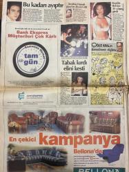 HÜRRİYET GAZETESİ DOĞUM GÜNÜ HEDİYESİ - 18 HAZİRAN 1999 -TAM TAKIM 42 SAYFADIR -Demirel-Oktay Ekşi-Ecevit-Ertuğrul Özkök-Aziz Yıldırım-Rıdvan Dilmen-Celal Doğan-Halil Özan-Sergen-Fatih Terim-Arif-Okan-Tayfur-Süleyman Seba-Selahattin Gökhan-Bülent Ersöz-Ruşen Güven-Bayram Aydın-Erdal İnönü-Tansu Çiller-Yener Süsoy-Evren-Korutürk-Şah-Gülden Aydın-Serdar Turgut-Fausto Papetti  Fail-i Meçhul Karalama Raporu-Sipariş Rapor Böyle Sunuldu-Çankaya Sırları-12 Eylül Öncesi Bir Diyalog-Ağlatan Kavuşma-Mehmetçik Ateş Hattında-Ecevit Kosova Düğümlendi-Vergi Yasası Değişmeli-Telekulak Kaseti Ele Geçti-Yerel Parlamento-Johnson Fener’de-Ver Sergen’i Al Dükkanı-F.Bahçe Bursasporlu Murat’ın Peşinde-F.Bahçe Alpay İçin Gün Sayıyor-Cimbom’da Mutlu Son-Çok Para Aldık-Seba Oktay Süper Golcü-Transferlerimiz Devam Edecek-Göztepe’nin Bülent Israrı-Evren Bir Muhtıra Hazırladık Destek Olun Korutürk Beni Meclis Seçti İçime Sindiremem-Şah Enginarı Yemedi-Dinleme Cihazı-Muhtırayı Üç Gün Sonra Öğrendik-Venedik Bienali