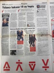 HÜRRİYET GAZETESİ DOĞUM GÜNÜ HEDİYESİ - 10 HAZİRAN 1999 -TAM TAKIM 42 SAYFADIR -Jonathan Aitken-Meral Akşener-Tansu Çiller-Kenan Evren-Faruk Zabcı-Meral Okay-Bülent Ecevit-Emrehan Halıcı-Hüsamettin Özkan-Fikret Bila-Ertuğrul Özkök-Mehmet Ağar-Enver Ören-Bülent Ecevit-Hüsamettin Özkan-Mesut Yılmaz-Cumhur Ersümer-Mesut Yılmaz-Faruk Bildirici-Osman Durmuş-Mesut Yılmaz-Fikret Bila-Mehmet Ağar-Kenan Evren-Alpay Özalan-Tayfur Havutçu-İsmail Er-Süleyman Seba-Kenan Evren-Rıdvan Dilmen-Fatih Terim-Ruşen Güven-Bayram Aydın-Arif Erdem-Okan Buruk-Sergen Yalçın-Moshoeu-Kemalettin Şentürk-Saffet Sancaklı-Murat Şahin-Tayfun Korkut-Erol Bulut-Üche Okechukwu-Aygün Yılmaz-Taner Savut-Hakan İbrahim Kubilay-Atilla Birlik-Benhur Köklükaya-Kerem İnan-Faruk Süren-Tayfun Korkut-İlker Namıkoğlu-Enis Berberoğlu-Çiğdem Toker-Tamer Bey-İlter Türkmen-Ayça Genç-Haldun Sevel  Yalancı bakan hapsi boyladı-Akşener de Çiller’i terk etti-Rekor güvenoyu-Oğlunun faturası Bilican’a çıktı-Tantan istedi Bilican gitti-Kunta Ki