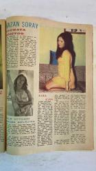 SAMANYOLU ELBİSE PATRON İLAVELİ MECMUA DERGİ - 10 MAYIS 1974 – SAYI: 712 HÜLYA DARCAN – TANJU KOREL – MİNE MUTLU – BAHAR ERDENİZ – ZUHAL YORGANCIOĞLU – IRA FÜRSTENBERG – GIULIANO GEMMA – NAZAN ŞORAY – ENGİN ÇAĞLAR – HULKİ SANER – METİN ERKSAN – HALE SOYGAZİ – OKSAL PEKMEZOĞLU – EKREM BORA – HALİT AKÇATEPE – OSMAN ALYANAK – ERKAN YOLAÇ – YILMAZ DURU – TÜRKAN DURU – SABAHAT DURU – MELEK GÖRGÜN – CEMİL UYANIK – ZEYNEP DEĞİRMENCİOĞLU – MEHMET BOZDAĞ – HÜLYA TUĞLU – REFİK HALİT KARAY EVLİLİK HAZIRLIĞI – SAHNEYE GEÇİŞLER – İTALYAN FİLM TEKLİFİ – SAUNA VE ZAYIFLAMA – GAZİNO VE FİLM ÇALIŞMALARI – YENİ FİLM PROJELERİ – YÖNETMENLİĞE GEÇİŞ – SENARYO DEĞİŞİKLİKLERİ – SİNEMA VE SAHNE DENGESİ – KİŞİLİK TESTİ: BAŞKASININ ETKİSİNDE KALIYOR MUSUNUZ? – YEMEK TARİFLERİ: ETSİZ TÜRLÜ, PİRİNÇLİ LOKMA, YAŞ GÜNÜ PASTASI - 36 SAYFA