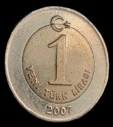 2007 1 Yeni Lira Çil