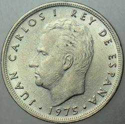 İSPANYA 5 PESETA 1975 (78). KRAL JUAN CARLOS DÖNEMİ. ÇİLALTI