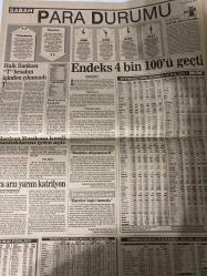 SABAH EKONOMİ GAZETESİ DOĞUM GÜNÜ HEDİYESİ - 29 AĞUSTOS 1992 -Bülent Eczacıbaşı-Enflasyon kapı ardında-Pirinç yardımında Yunan namussuzluğu-Uzan’lar Trabzon Çimento’ya talip-Kesici geri adım atınca “out” oldu-Umut manşet olmayanlarda-Türkiye-Irak petrol boru hattından ümit kesildi-Şimdi radyolu olduk-Eczacıbaşı’nın 3. sektörü-Değişmeyen tek gerçek, değişimdir-Ciller PTT’yi özelleştirerek 105 trilyon sağlayacakmış-Ankara çanağı kırdı-Finale tek kalan Apa oldu, ihale iptal-Japonlar, düşünen bilgisayar yapıyor-İş ve İşçi Bulma Kurumu işçi buluyor, iş bulamıyor